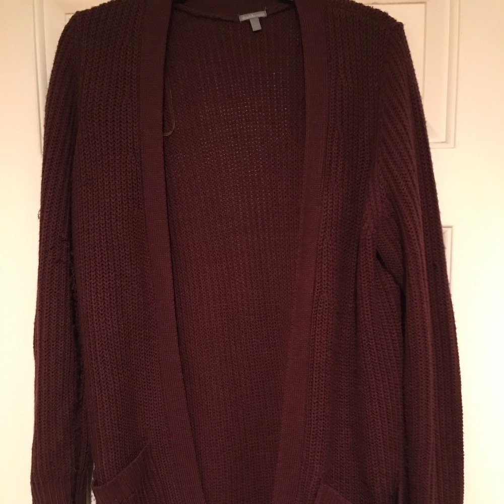 Maroon Cardigan